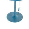 Set van 2 tafellampen blauw incl. Led 3-staps dimbaar oplaadbaar en solar - ferre