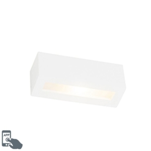 Smart wandlamp wit incl. LED - Tjada Novo