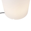 Buiten vloerlamp wit 60 cm bloempot IP65 - Verano