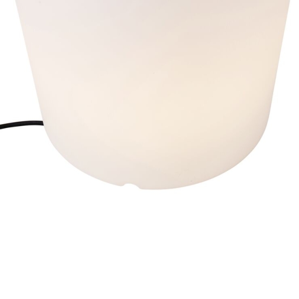 Buiten vloerlamp wit 60 cm bloempot IP65 - Verano