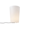 Buiten vloerlamp wit 60 cm bloempot IP65 - Verano