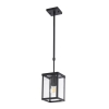 Industriële buiten hanglamp zwart IP44 - Charlois