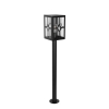 Klassieke staande buitenlamp zwart 100 cm IP44 - Dover