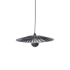 Landelijke hanglamp zwart 46 cm - Leia