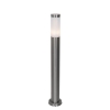 Moderne buitenlamp paal staal met opaal 80 cm IP44 - Rox