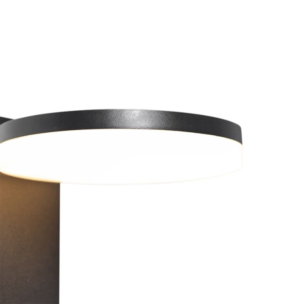 Moderne staande buitenlamp zwart 50 cm incl. LED IP44 - Esmee