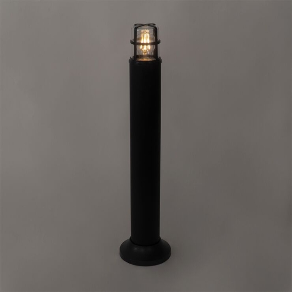 Moderne staande buitenlamp zwart IP54 70 cm - Kiki