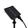 Prikspot zwart 60 cm incl. LED oplaadbaar en solar IP65 - Adalind