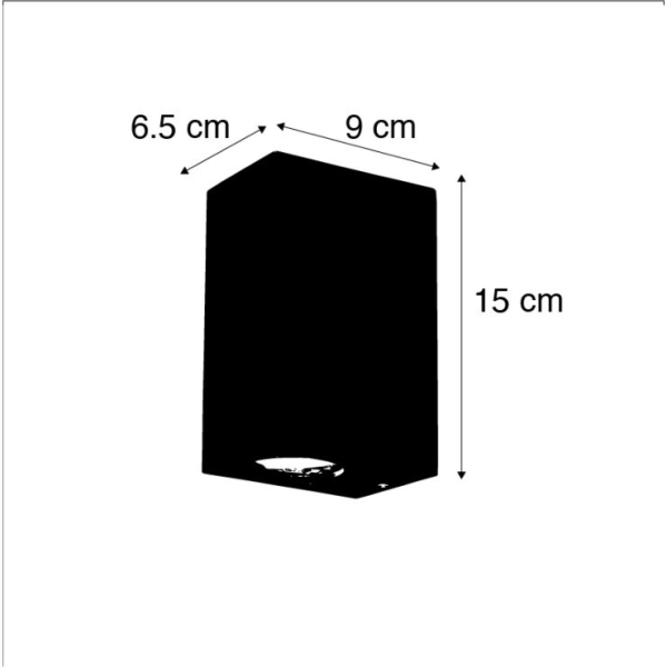 Set van 2 industriële wandlampen roestbruin 2-lichts IP44 - Baleno