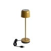 Set van 2 tafellampen mushroom goud incl. laadstation - Raika