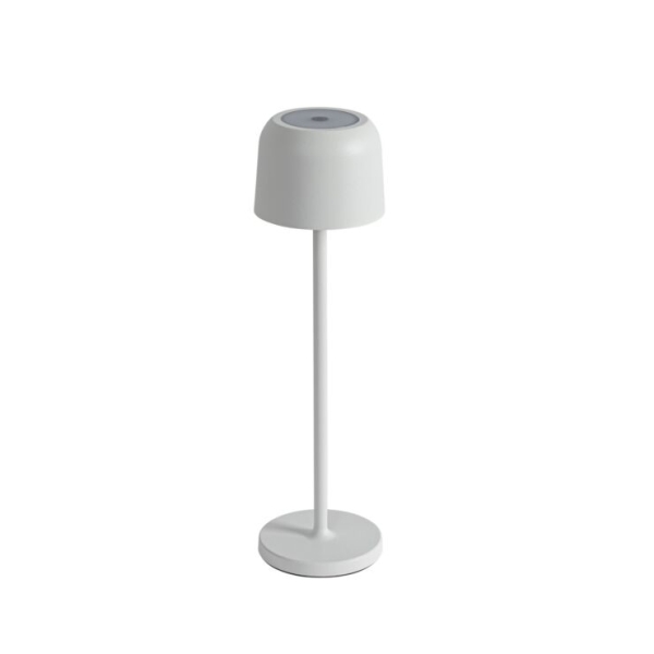 Set van 2 tafellampen mushroom off white incl. laadstation - Raika