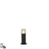 Smart staande buitenlamp zwart 30 cm incl. Wifi P45 - Odense