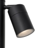 Staande buitenlamp zwart 80 cm IP44 verstelbaar 2-lichts - Duo