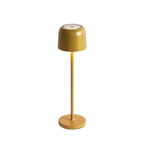 Tafellamp mushroom goud oplaadbaar incl. laadstation - Raika