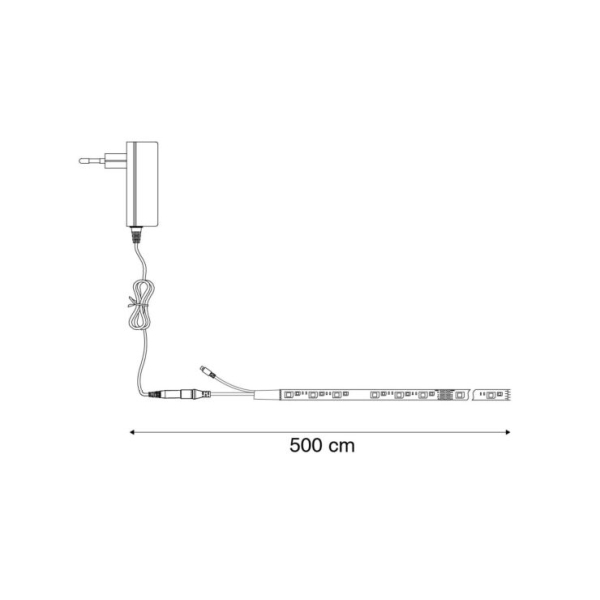 Dimbare LED strip RGB 5 meter 15W IP44