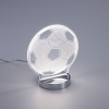 Neon tafellamp transparant incl. LED dim to warm - Soccer