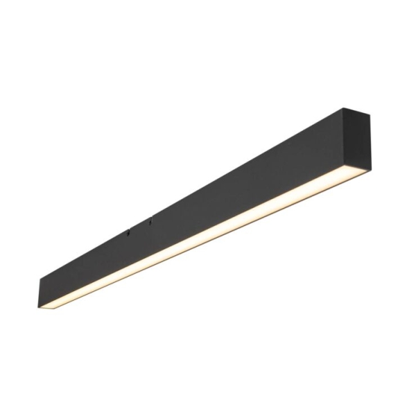 Plafondlamp zwart incl. LED 3-staps dimbaar 2700-4000K - Keane