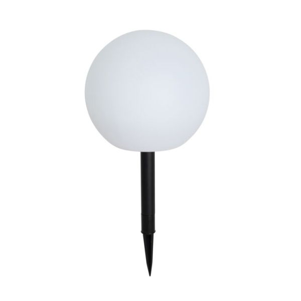 Buitenlamp wit 25 cm incl. LED IP44 solar RGBW - Ludger